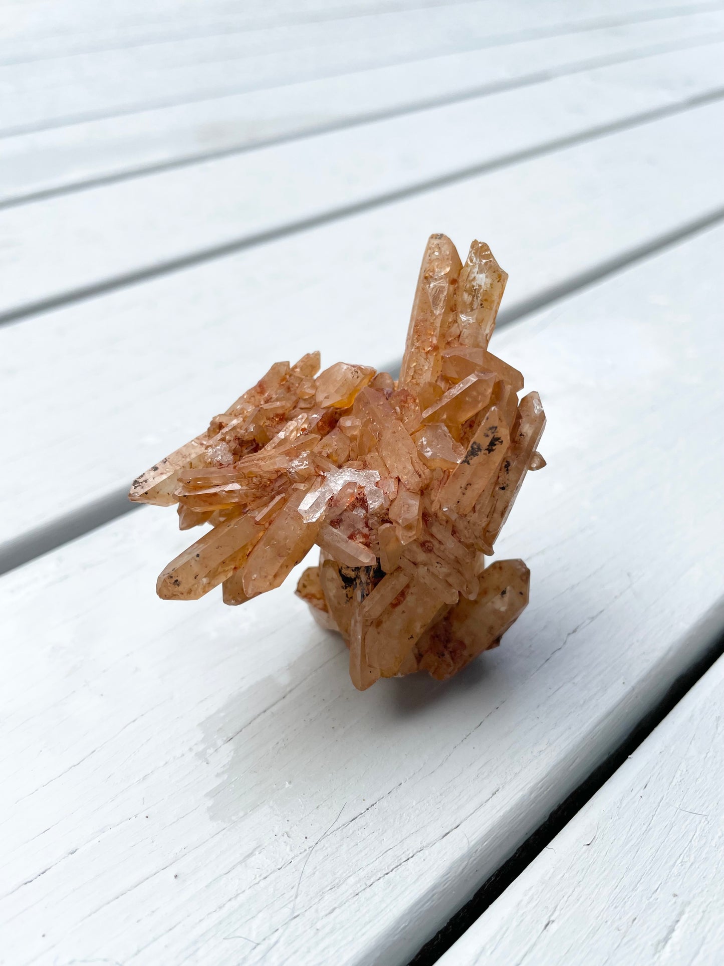 Tangerine Quartz Cluster