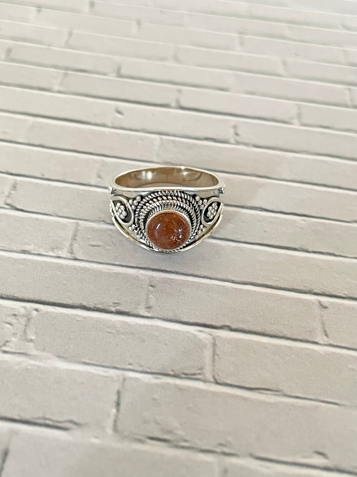 Sunstone Ring size 8-8.5