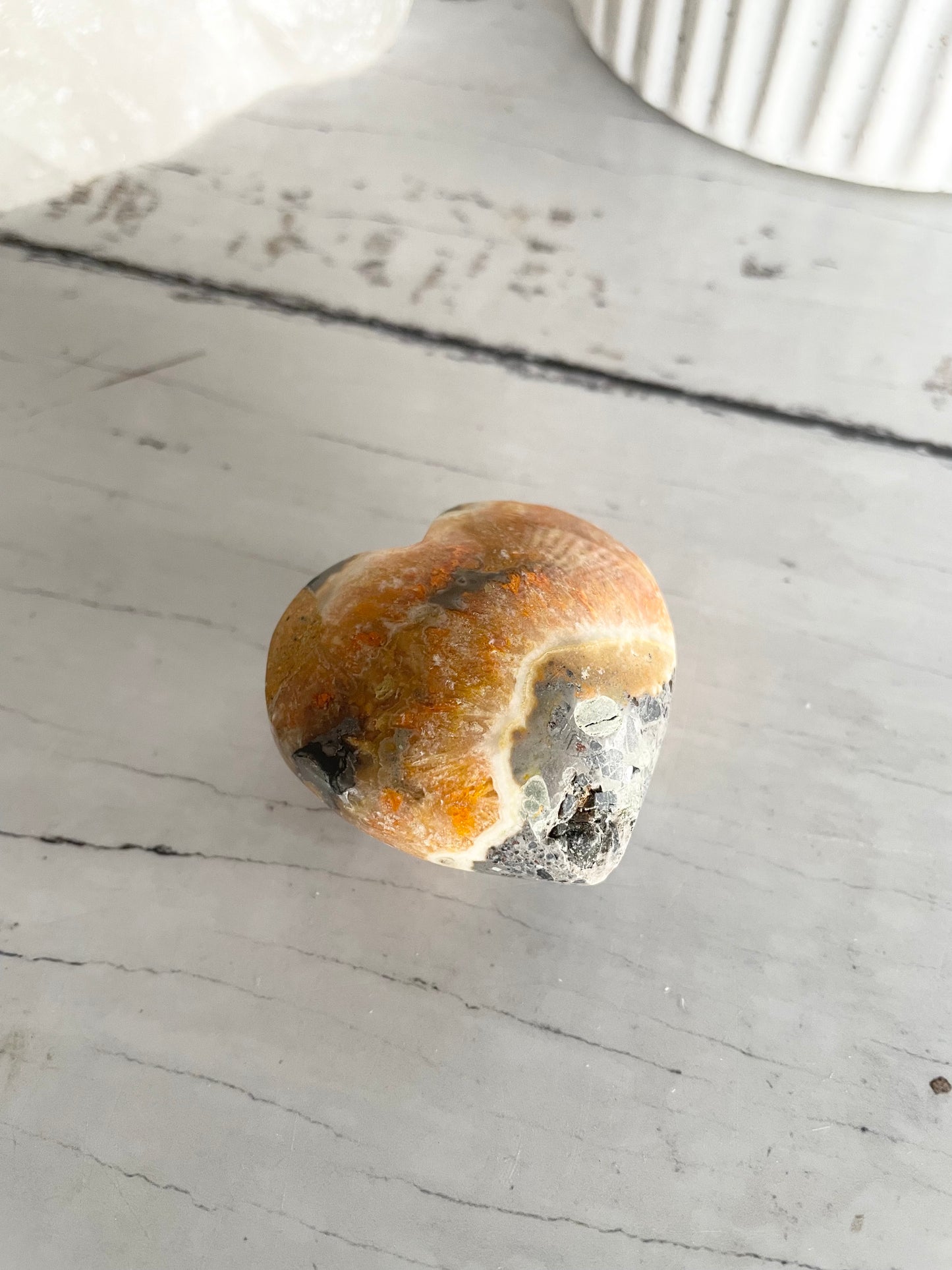 Bumble Bee Jasper Heart