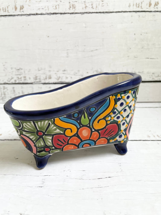 Talavera Mexican Bathtub Planter