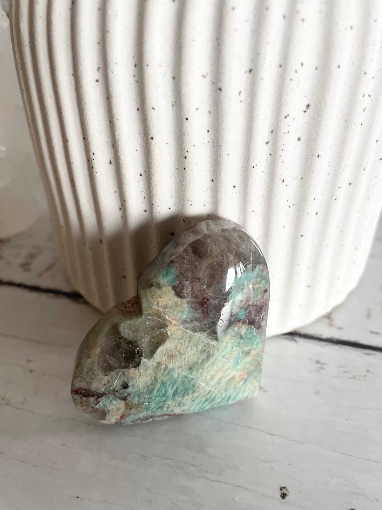 Amazonite Heart