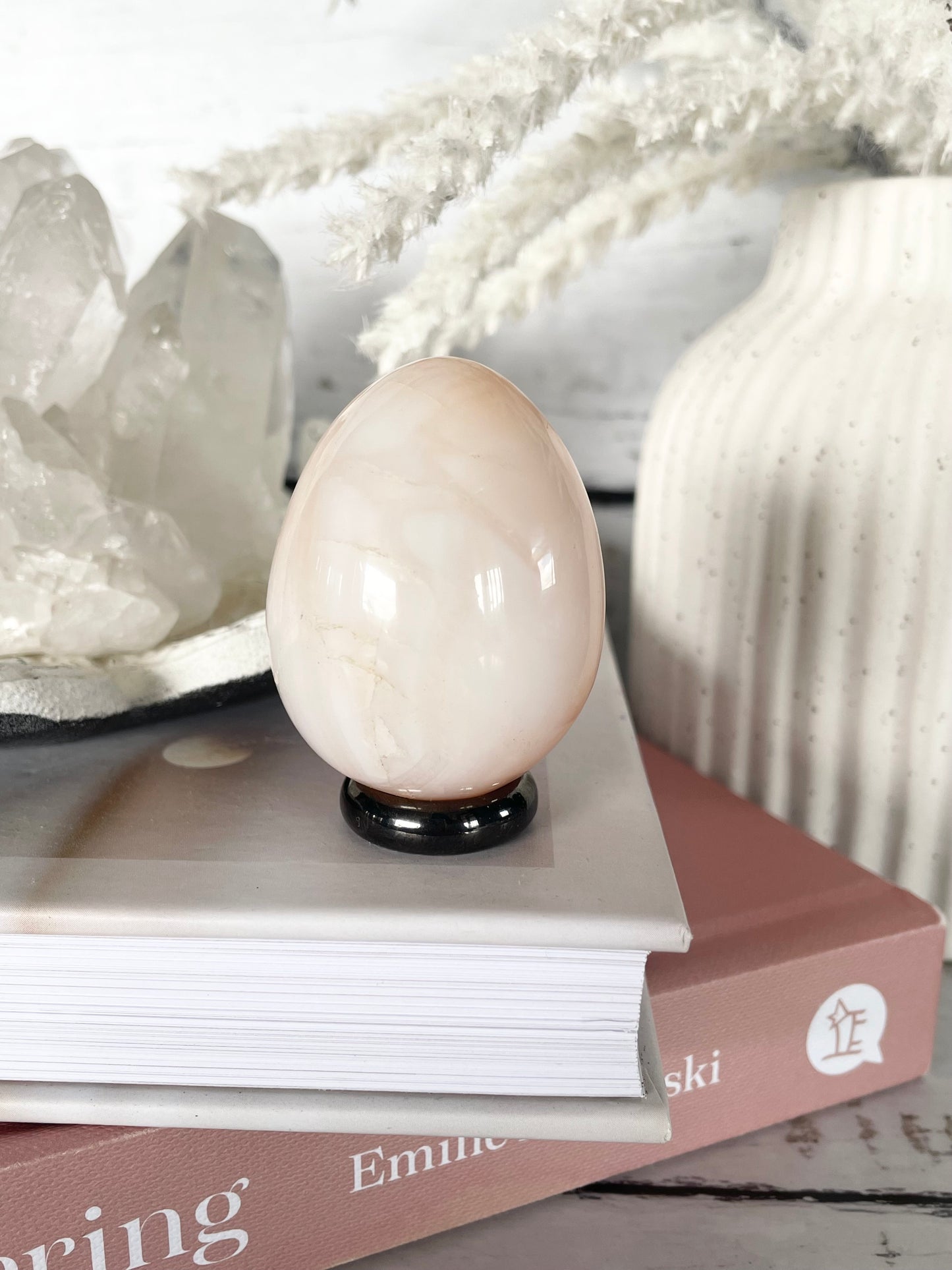 Carnelian Egg with holder