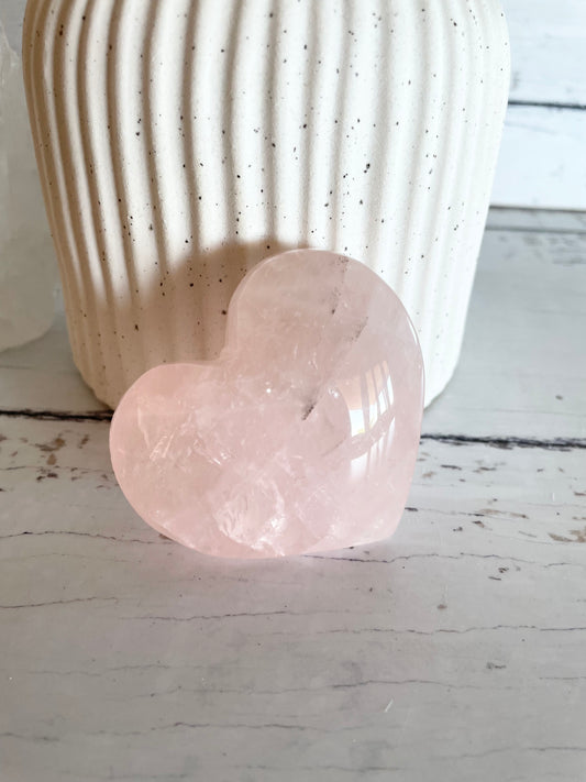 Rose Quartz Heart