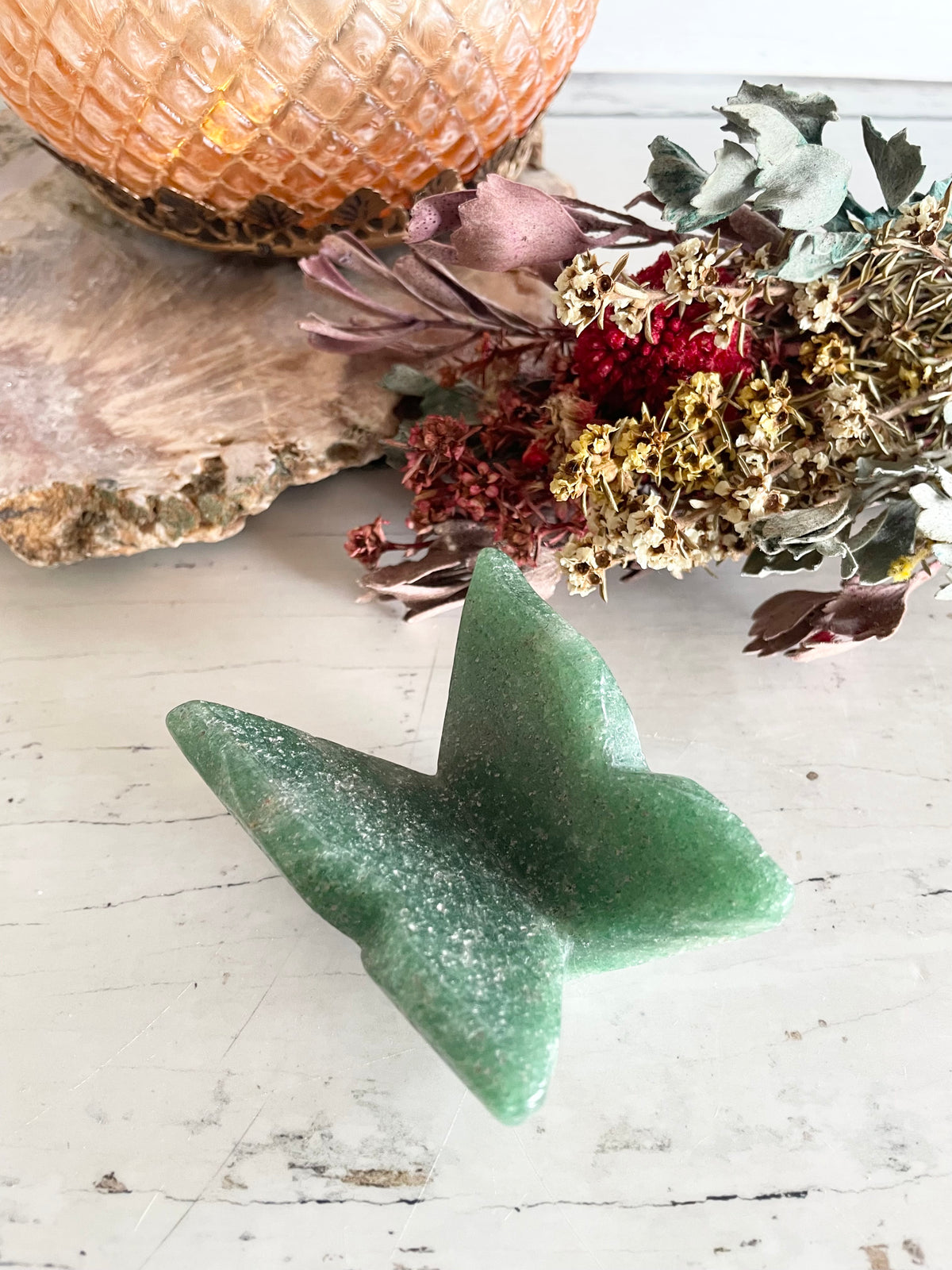 Butterfly ~ Green Aventurine