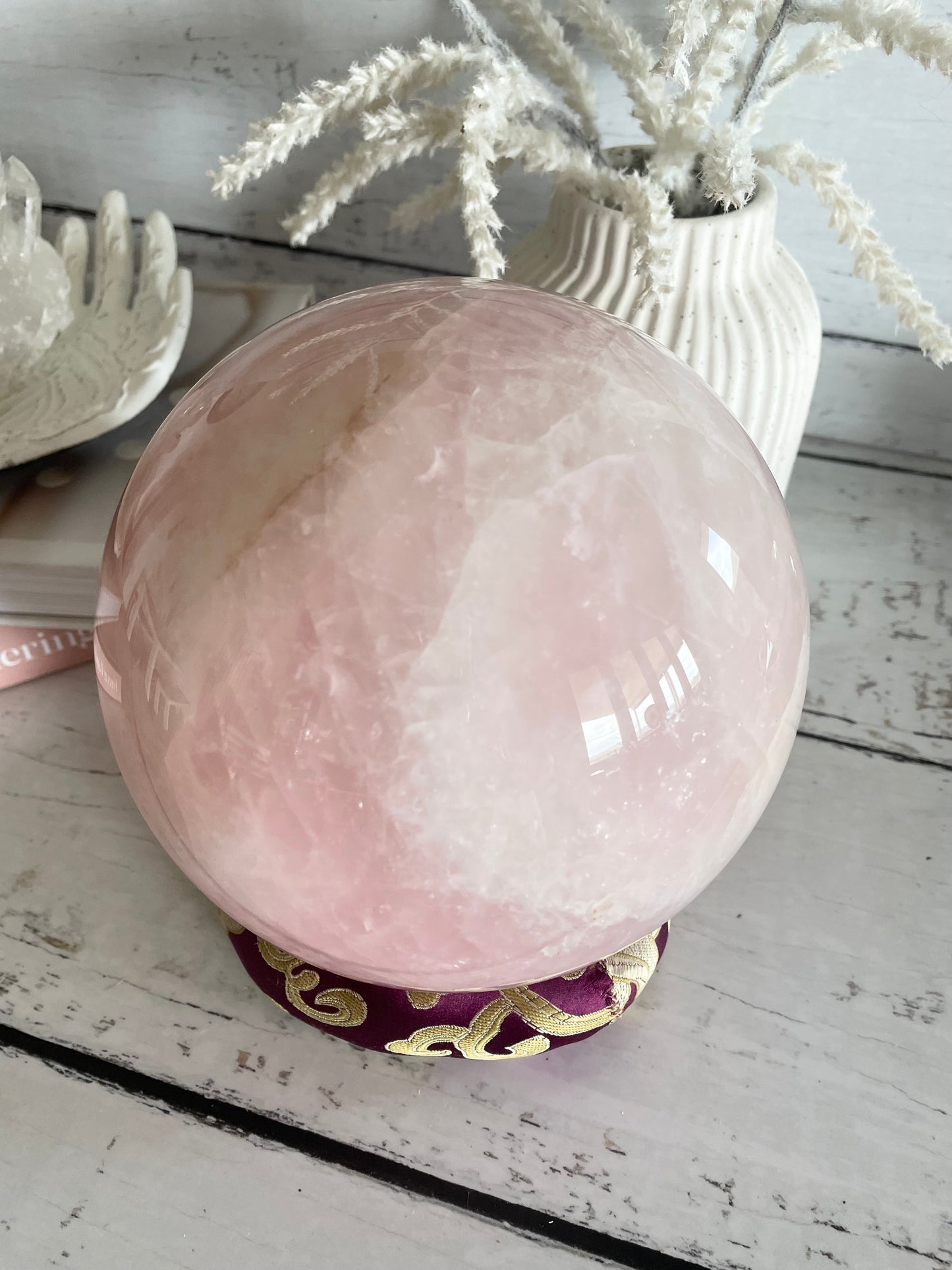 Rose Quartz Sphere ~ 5kgs