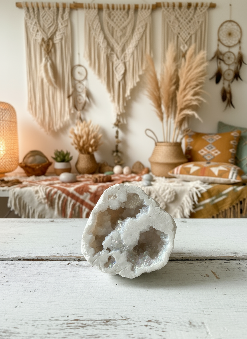 Aura Moroccan Quartz Geode