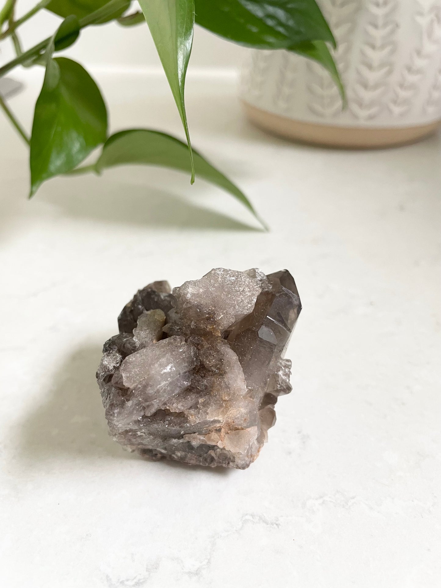 Smoky Quartz Cluster