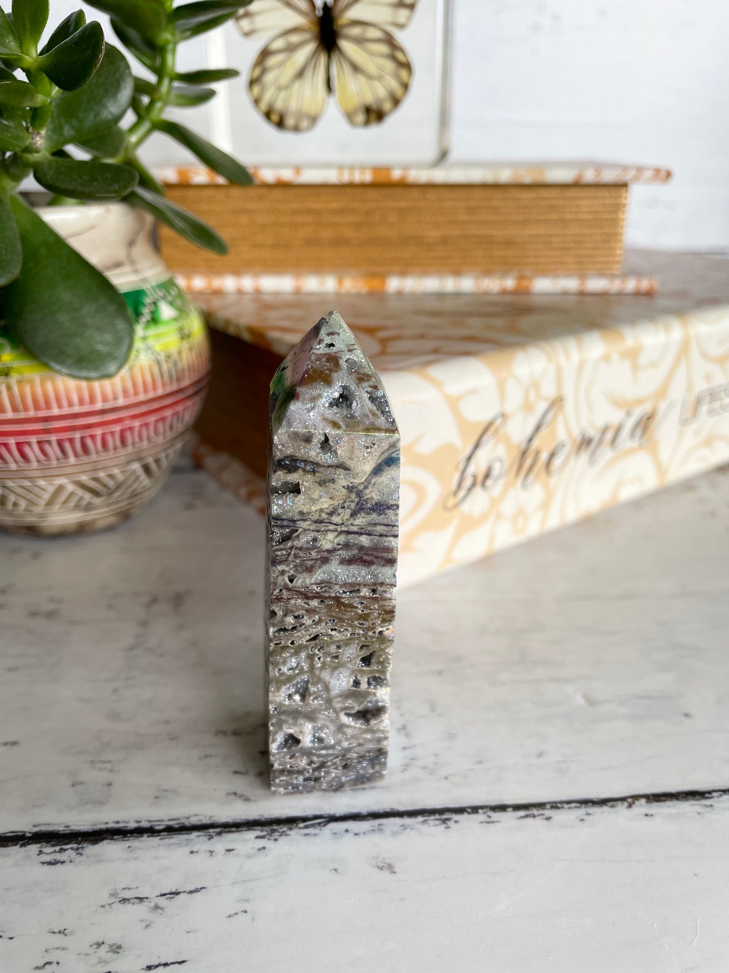 Sphalerite Aura Obelisk