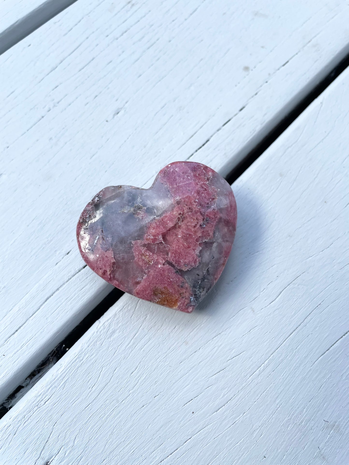 Rhodonite Heart
