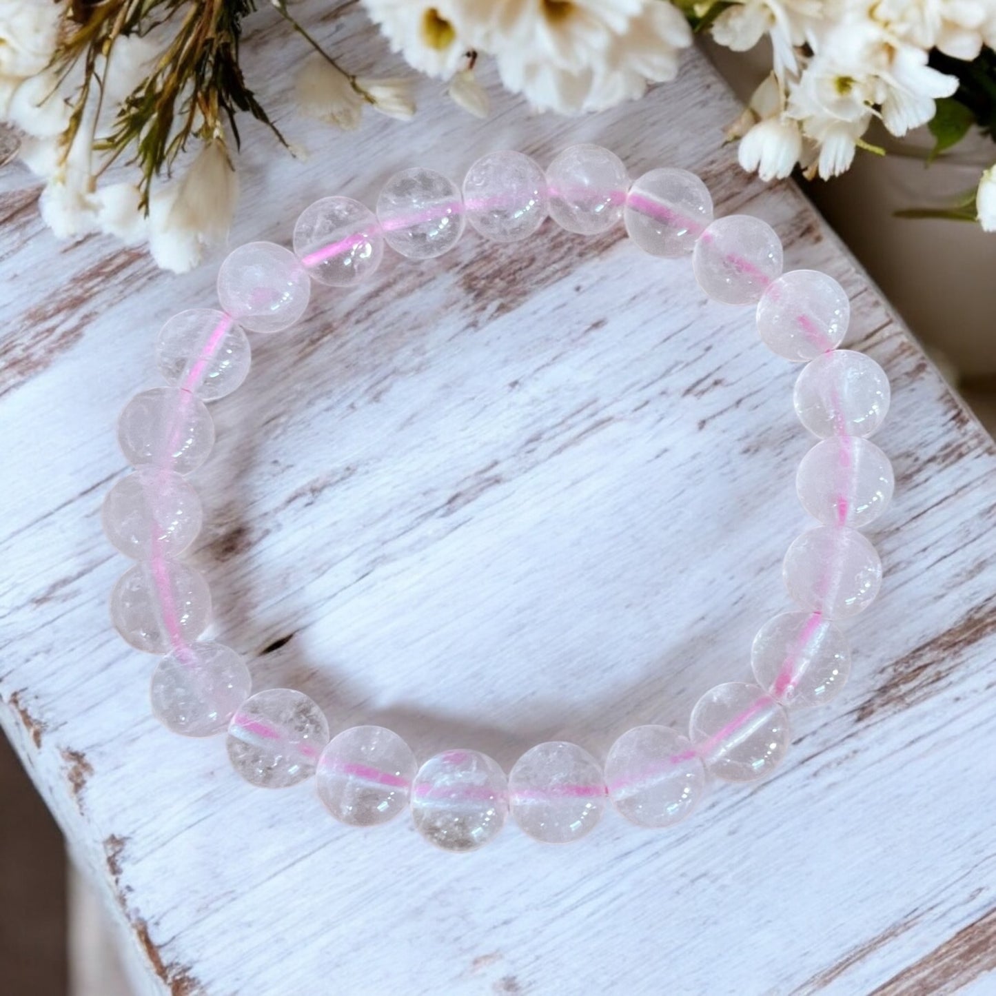 Rose Quartz UNIVERSAL LOVE Healing Bracelet ©️