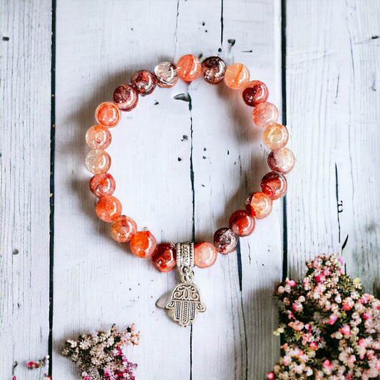 Fire Quartz Healing Bracelet ~ Transformation