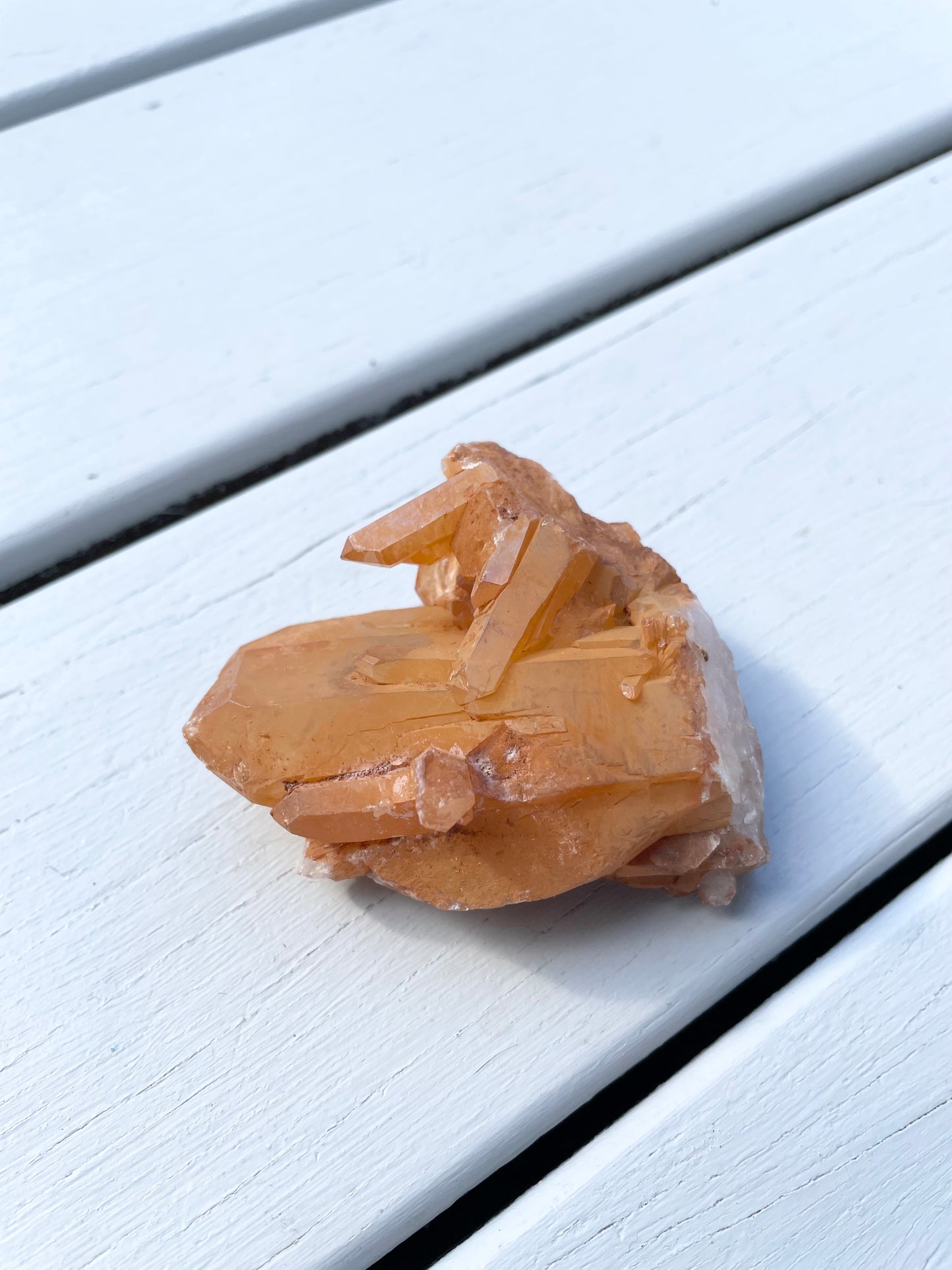 Tangerine Quartz Cluster