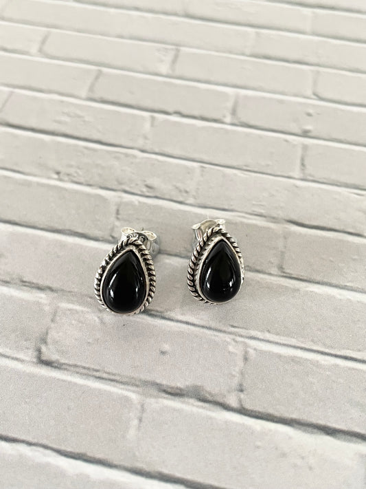 Black Onyx Studs