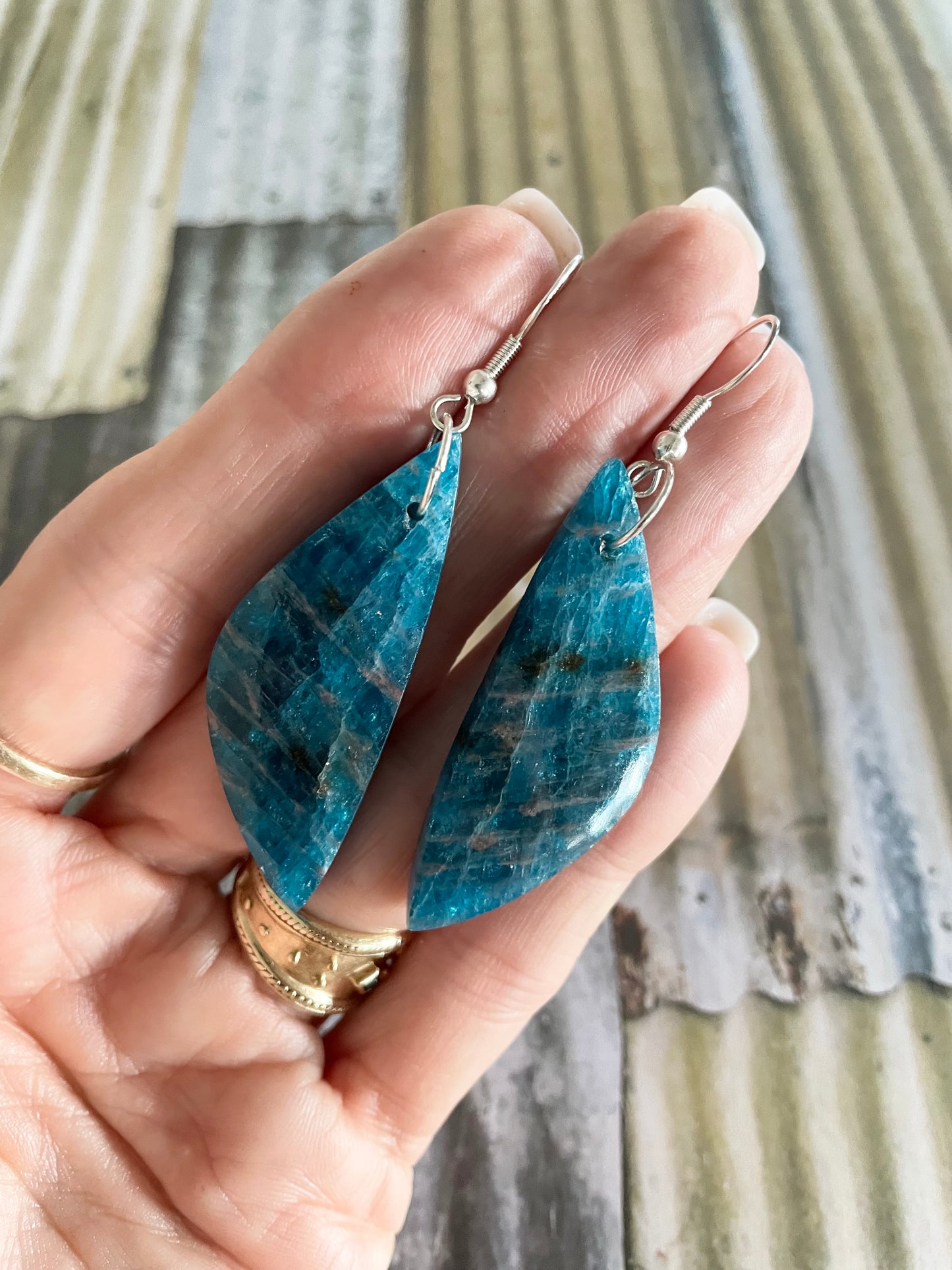 Sweetgrass Studio Apatite Dangles