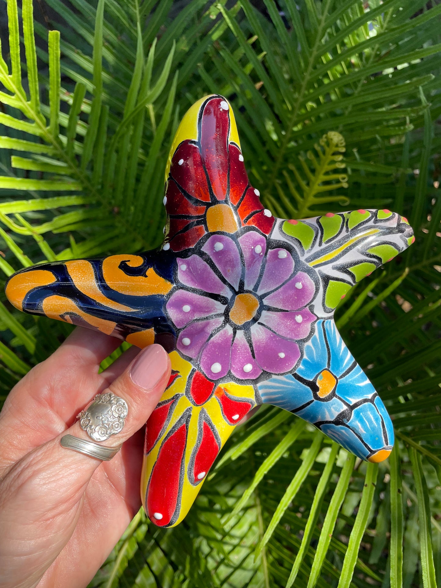 Mexican Talavera Starfish