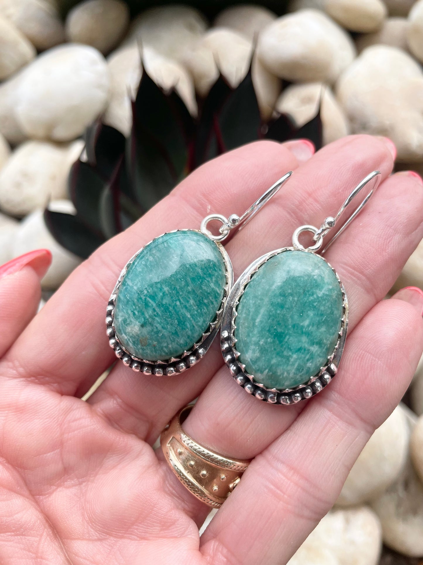 Amazonite Dangles
