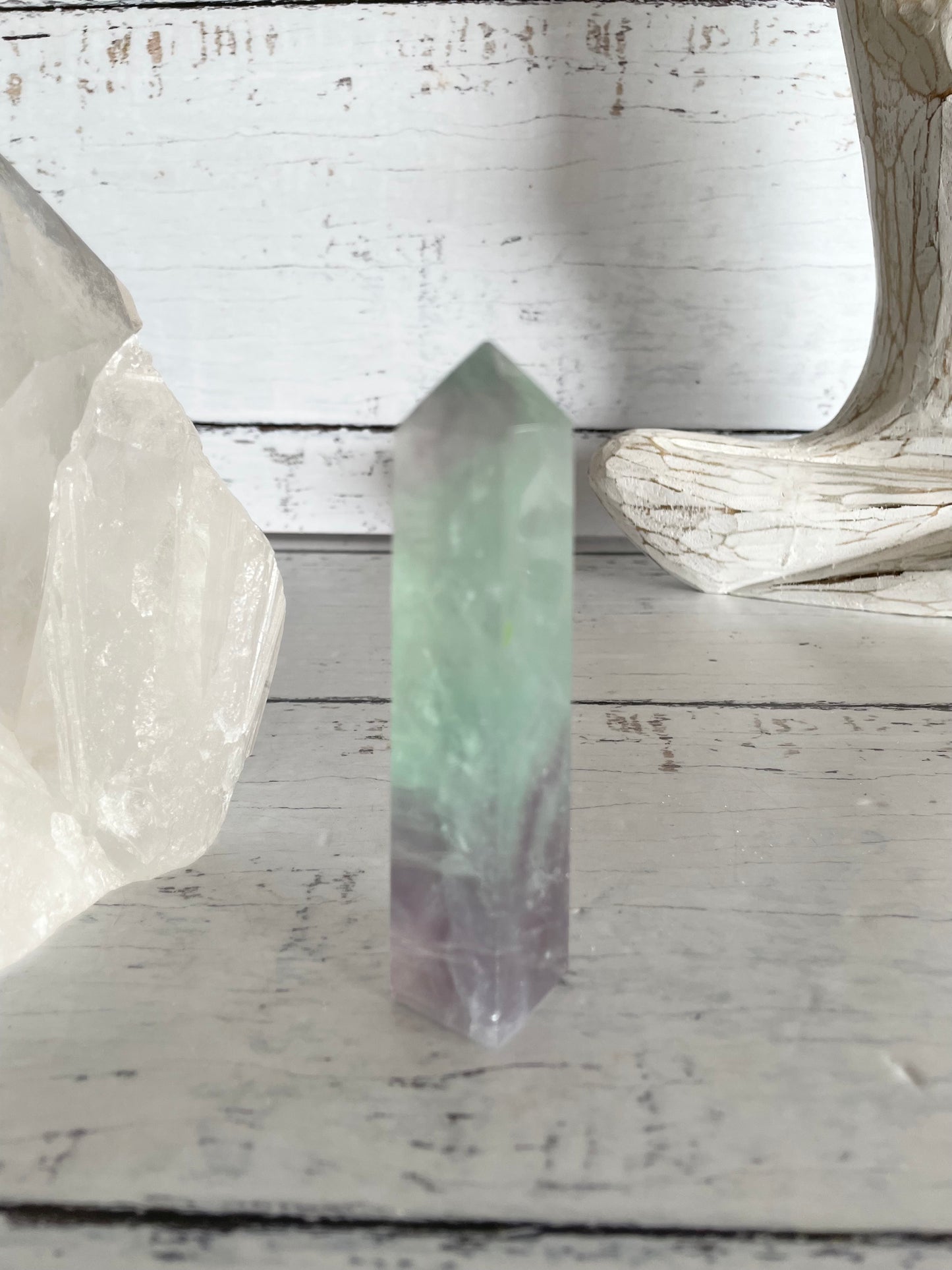 Rainbow Fluorite Obelisk