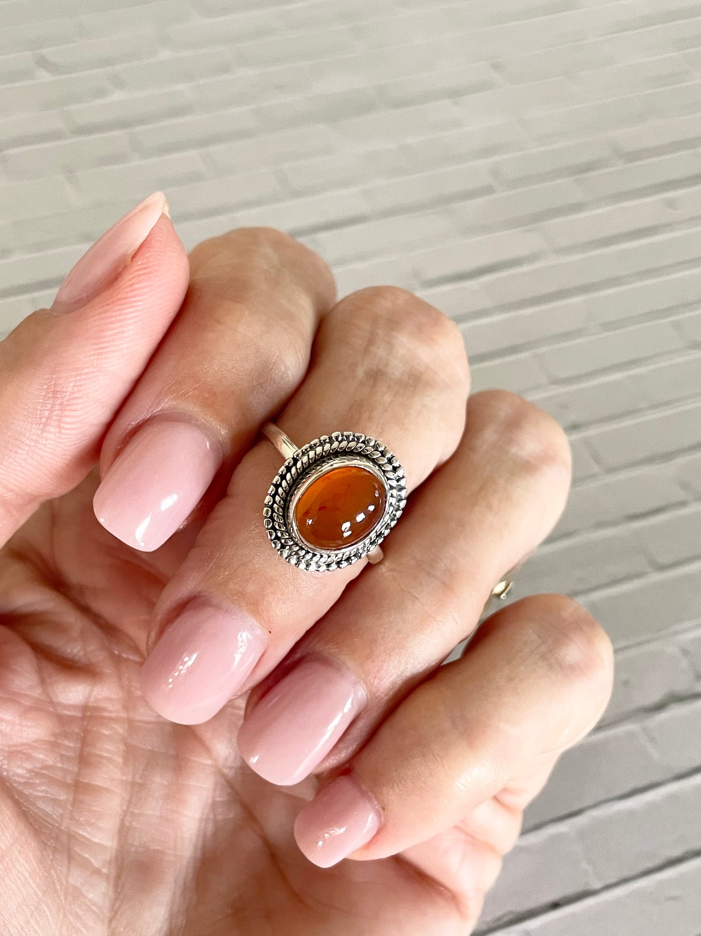 Carnelian Ring ~ size 8