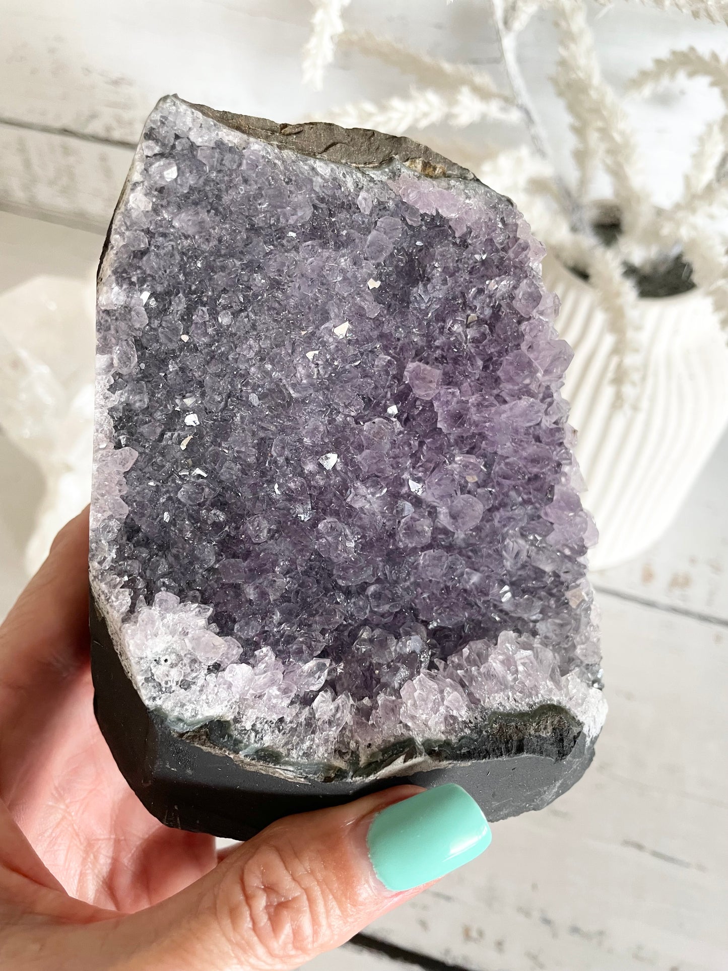 Amethyst Standing Cluster