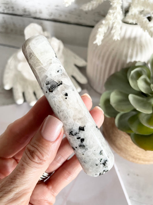 Rainbow Moonstone Healing/Massage Wand