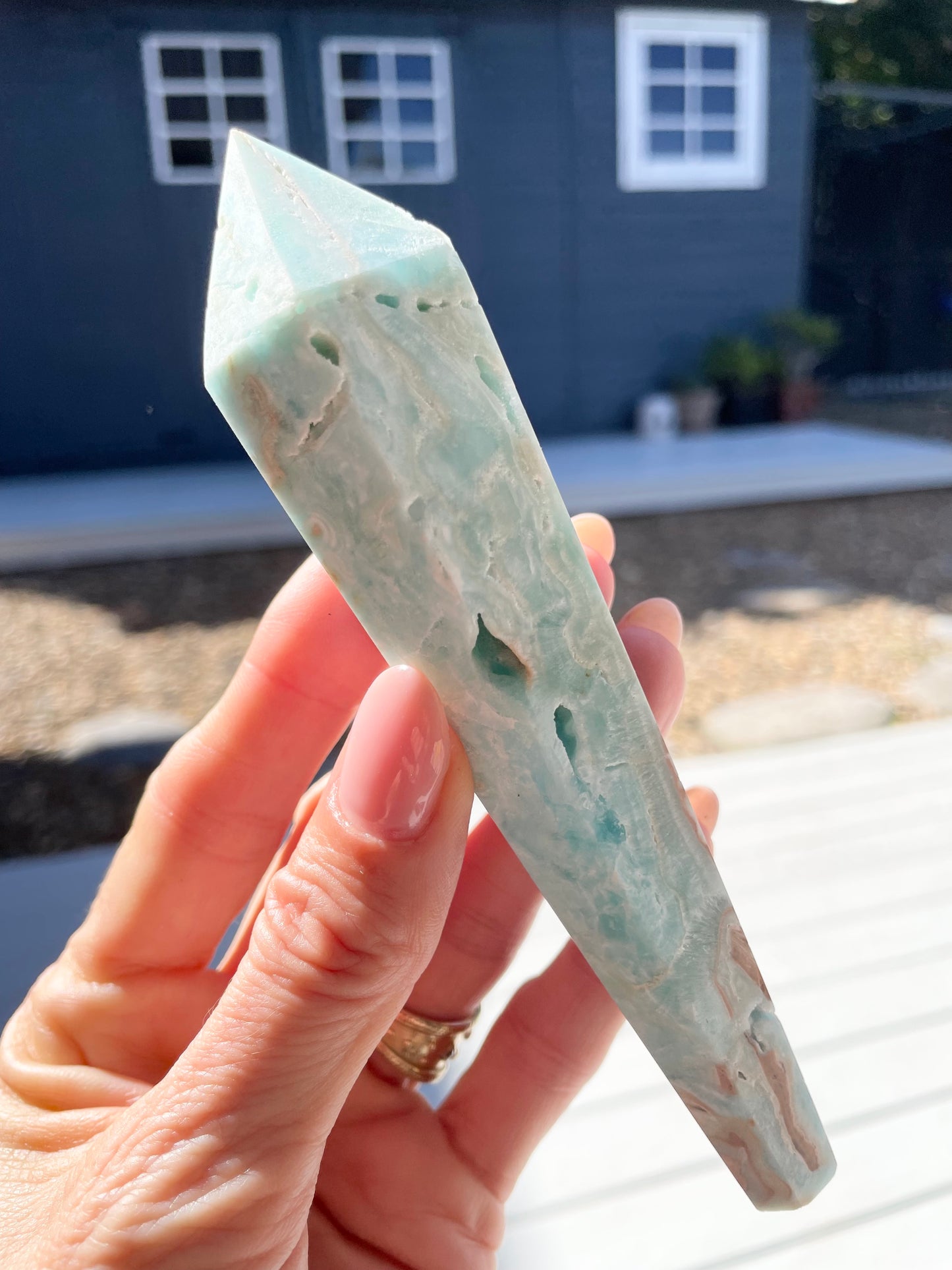 Hemimorphite Torch/Point