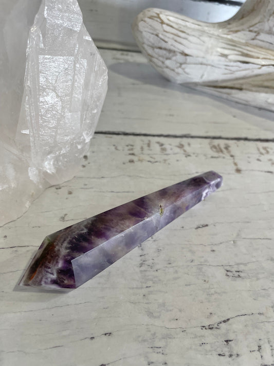 Chevron Dream Amethyst Torch/Point