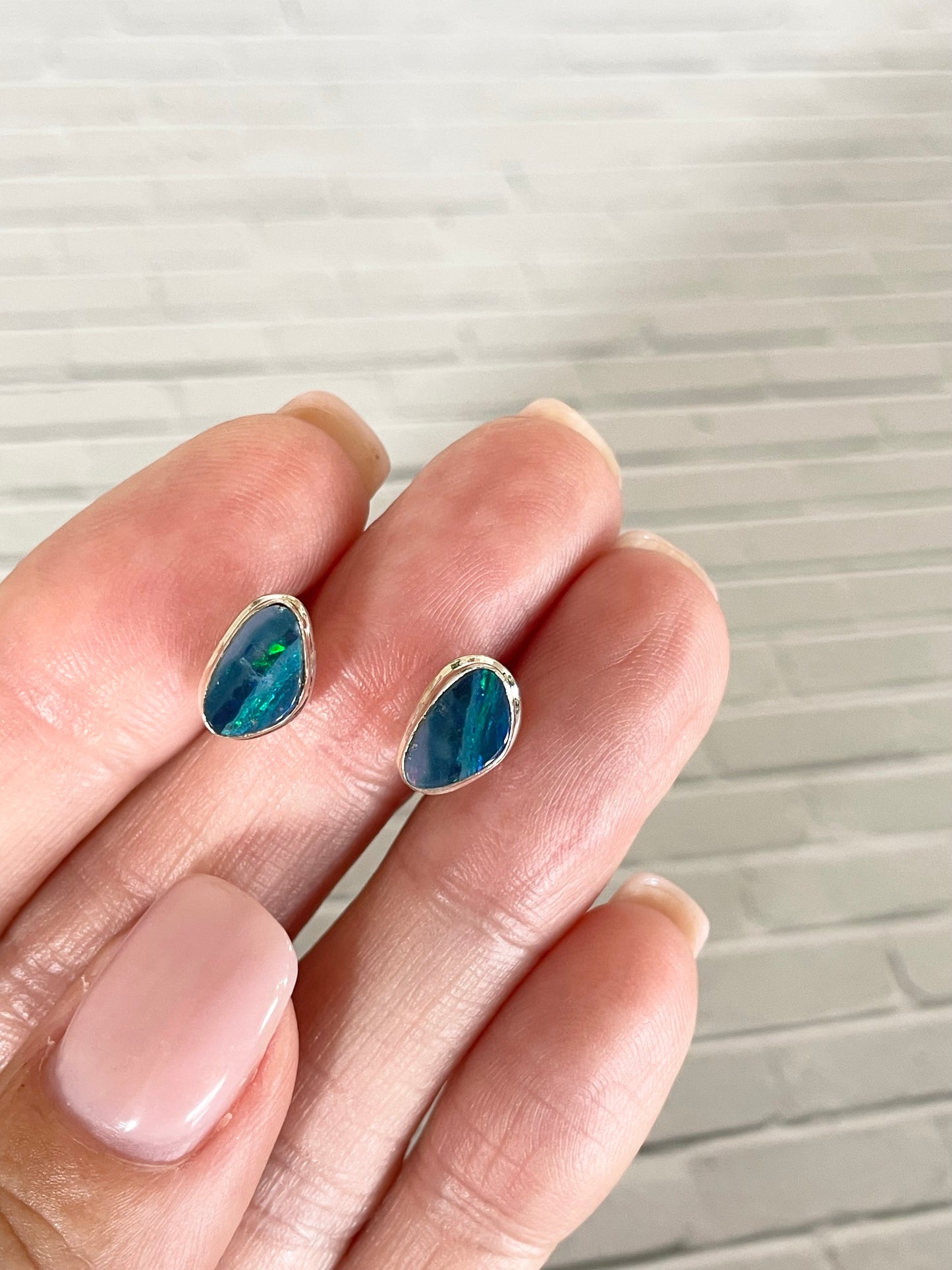 Australian Opal Studs