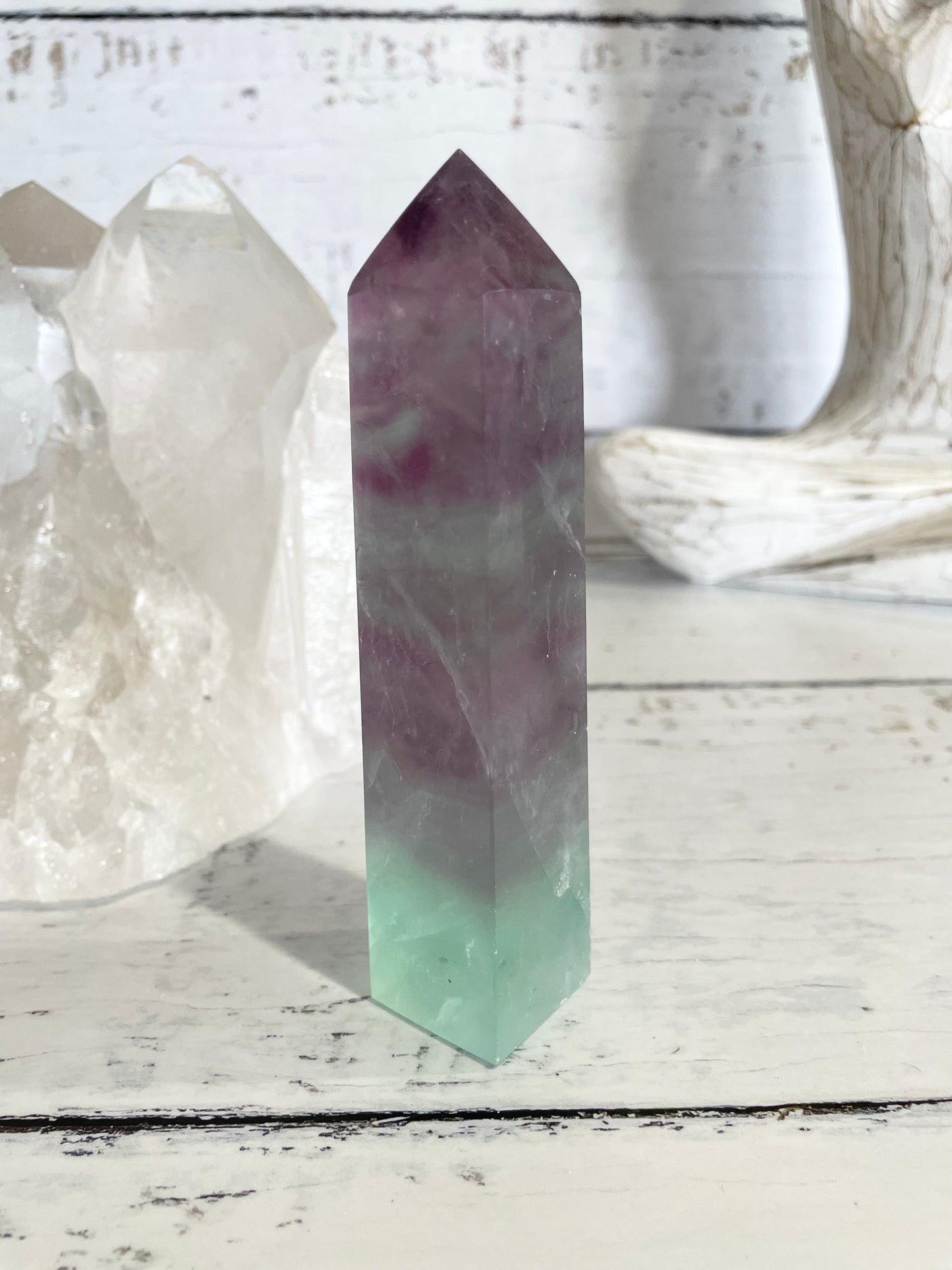 Rainbow Fluorite Obelisk