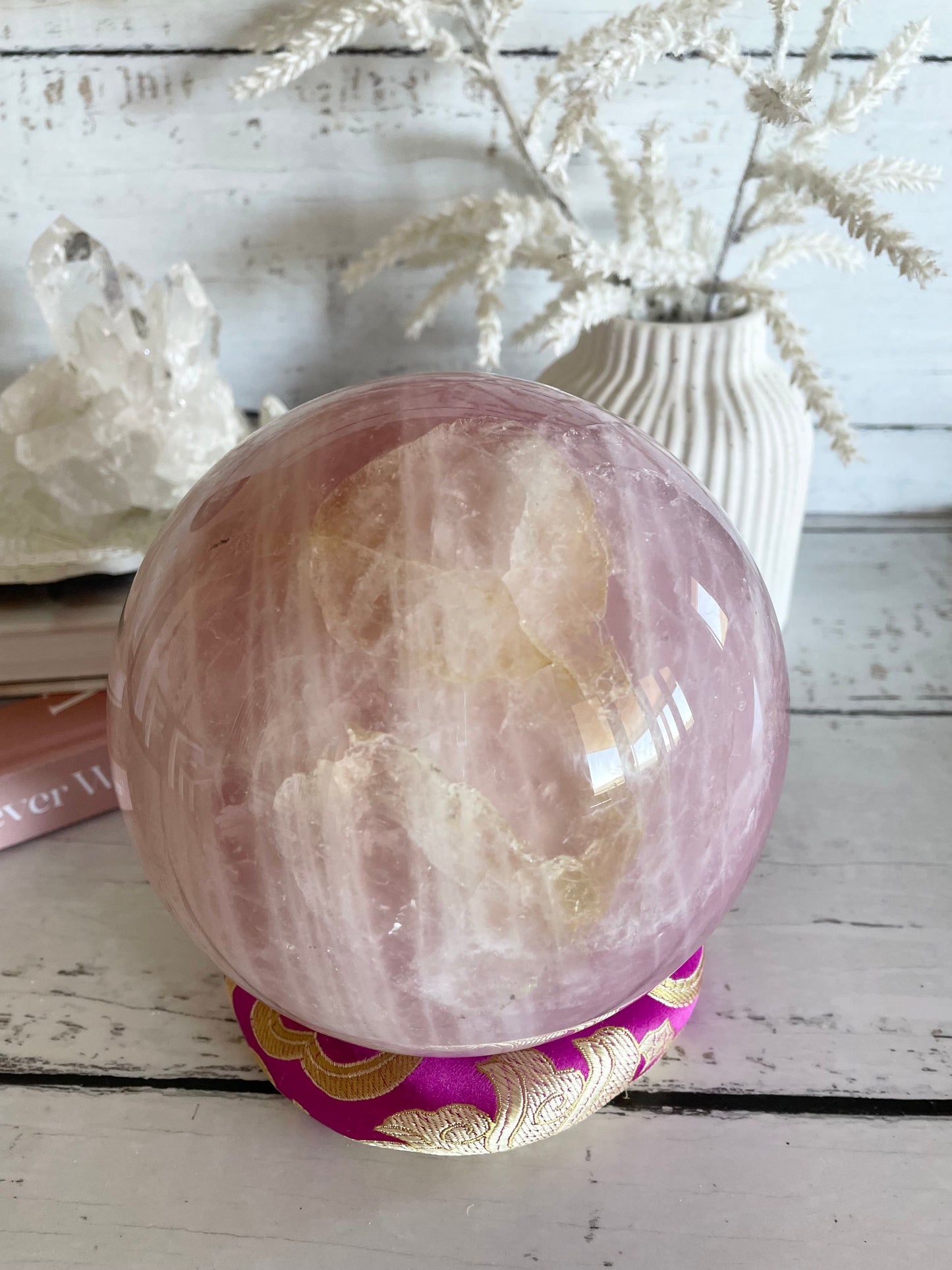 Rose Quartz Sphere ~ 4.5kgs