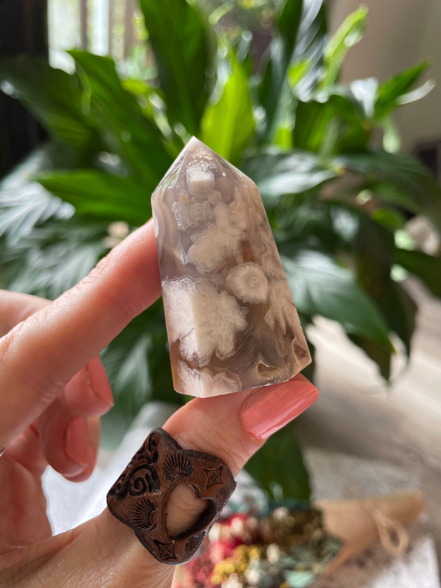 Black Flower Agate Generator