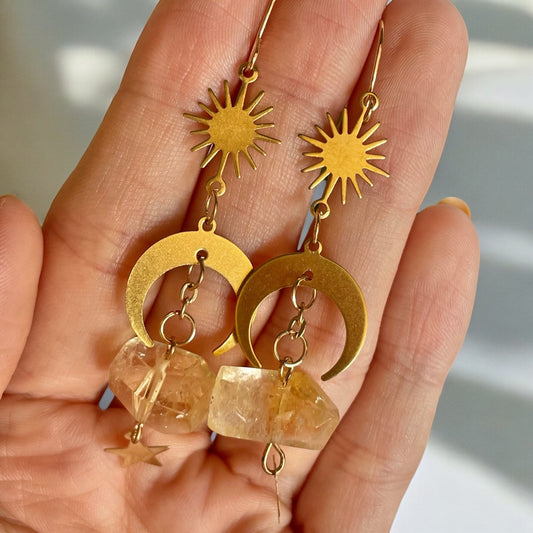 Celestial Gold Plated ~ Citrine ~ Abundance