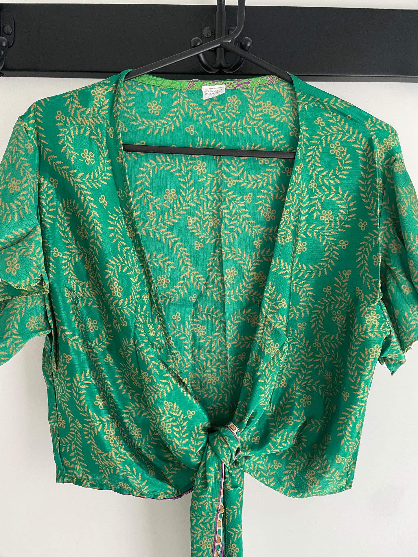 Upcycled Sari Top