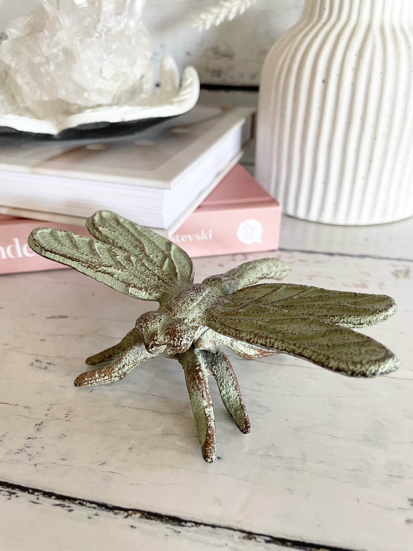 Sitting Dragonfly Antique