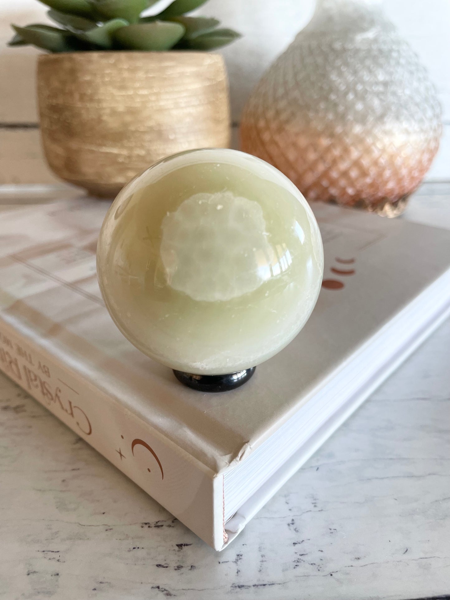Afghanistan Jade Sphere includes holder