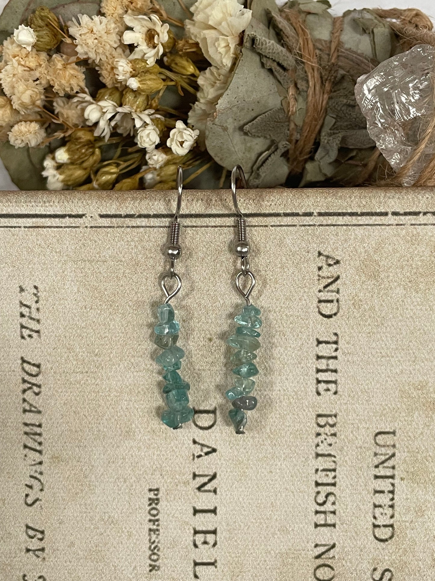 Blue Topaz Dangles ~ Serenity