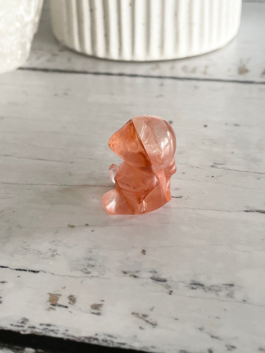 Fire Quartz Dinosaur
