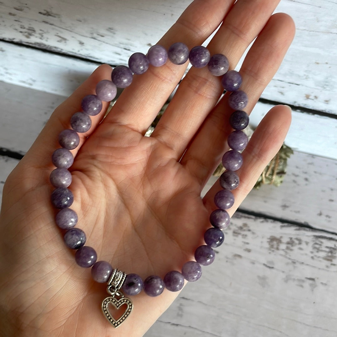 Lepidolite Healing Anklet ~ HARMONY