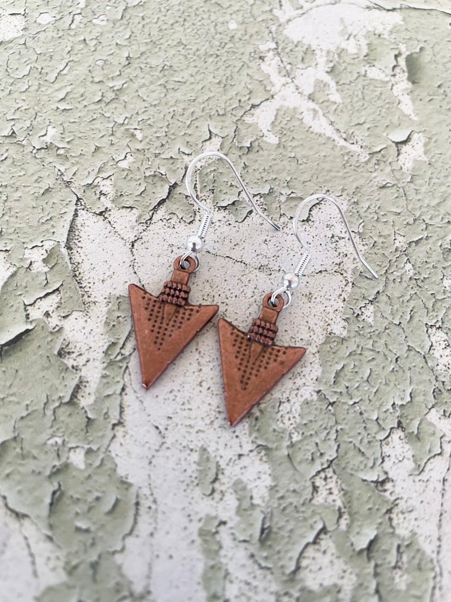 Copper Dangles - Arrowheads
