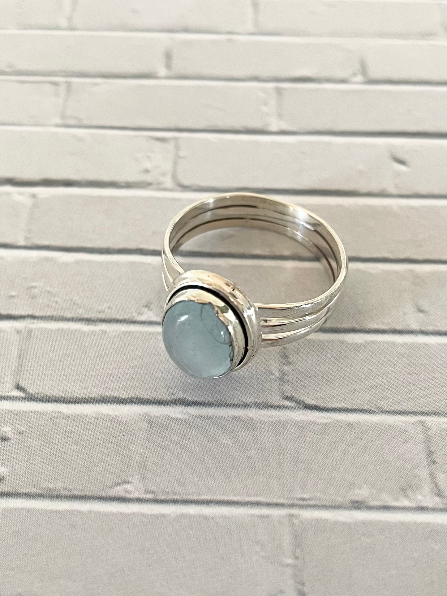 Aquamarine Ring ~ size 8