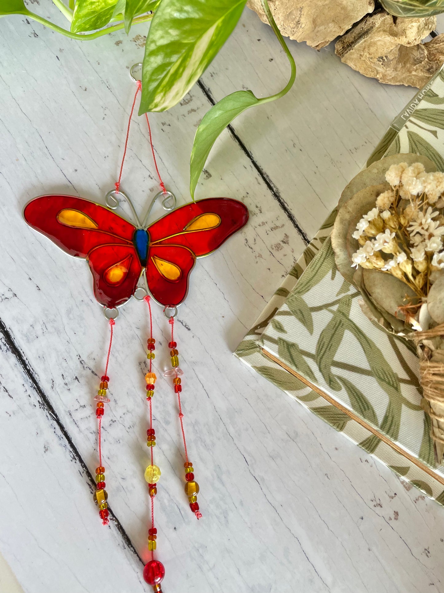 Suncatcher ~ Butterfly red