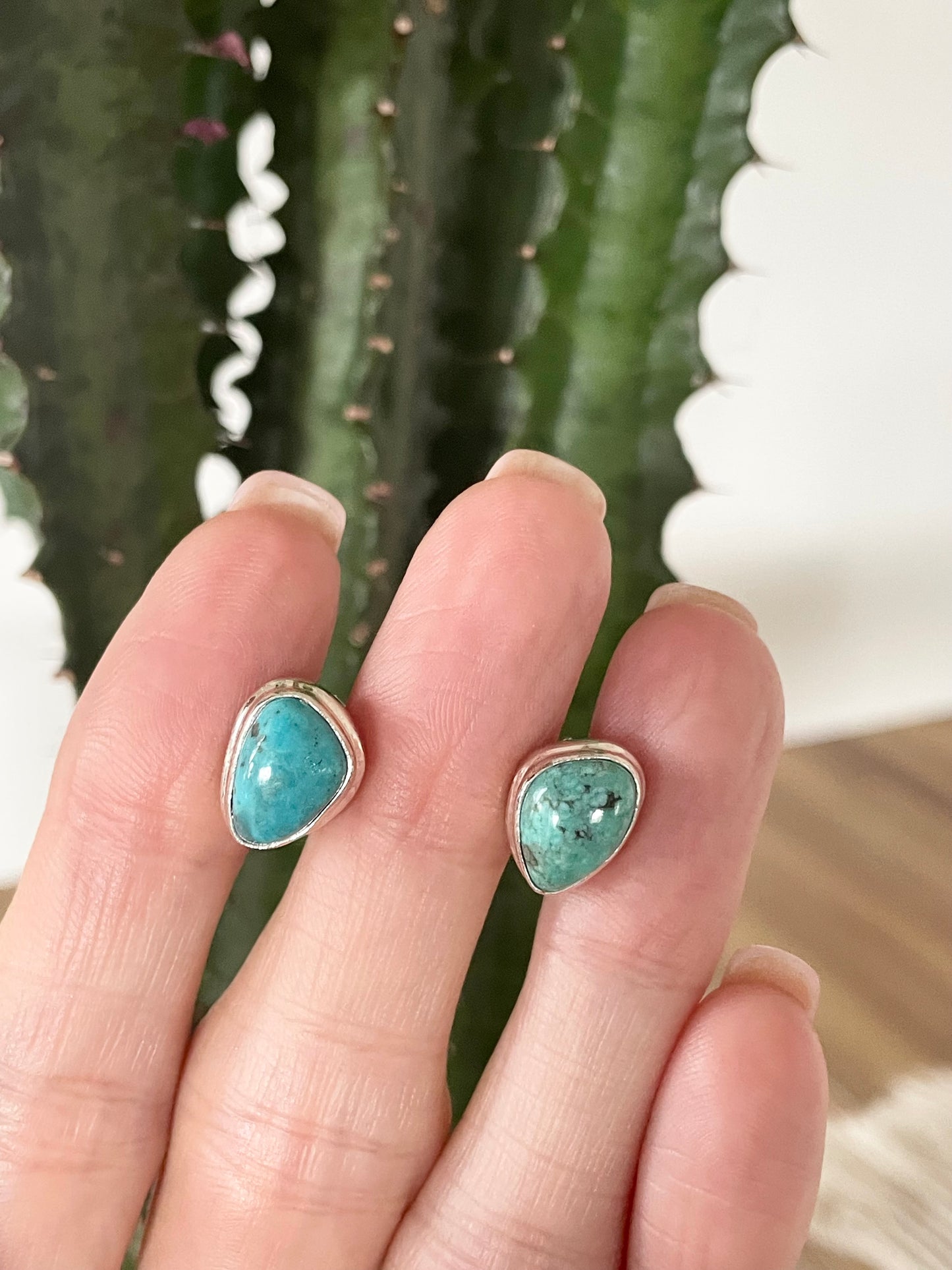 Green Kingman Turquoise Posts