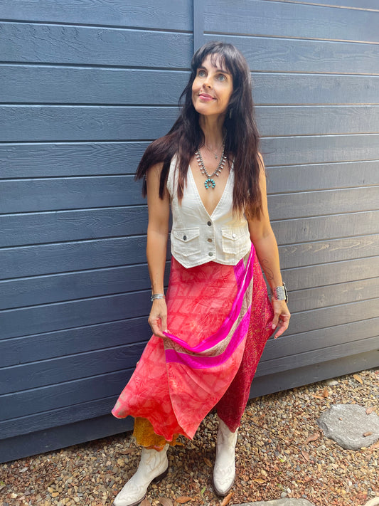 Upcycled Sari Skirt 2