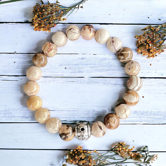 Australian Zebra Jasper Healing Bracelet ~ Initiative