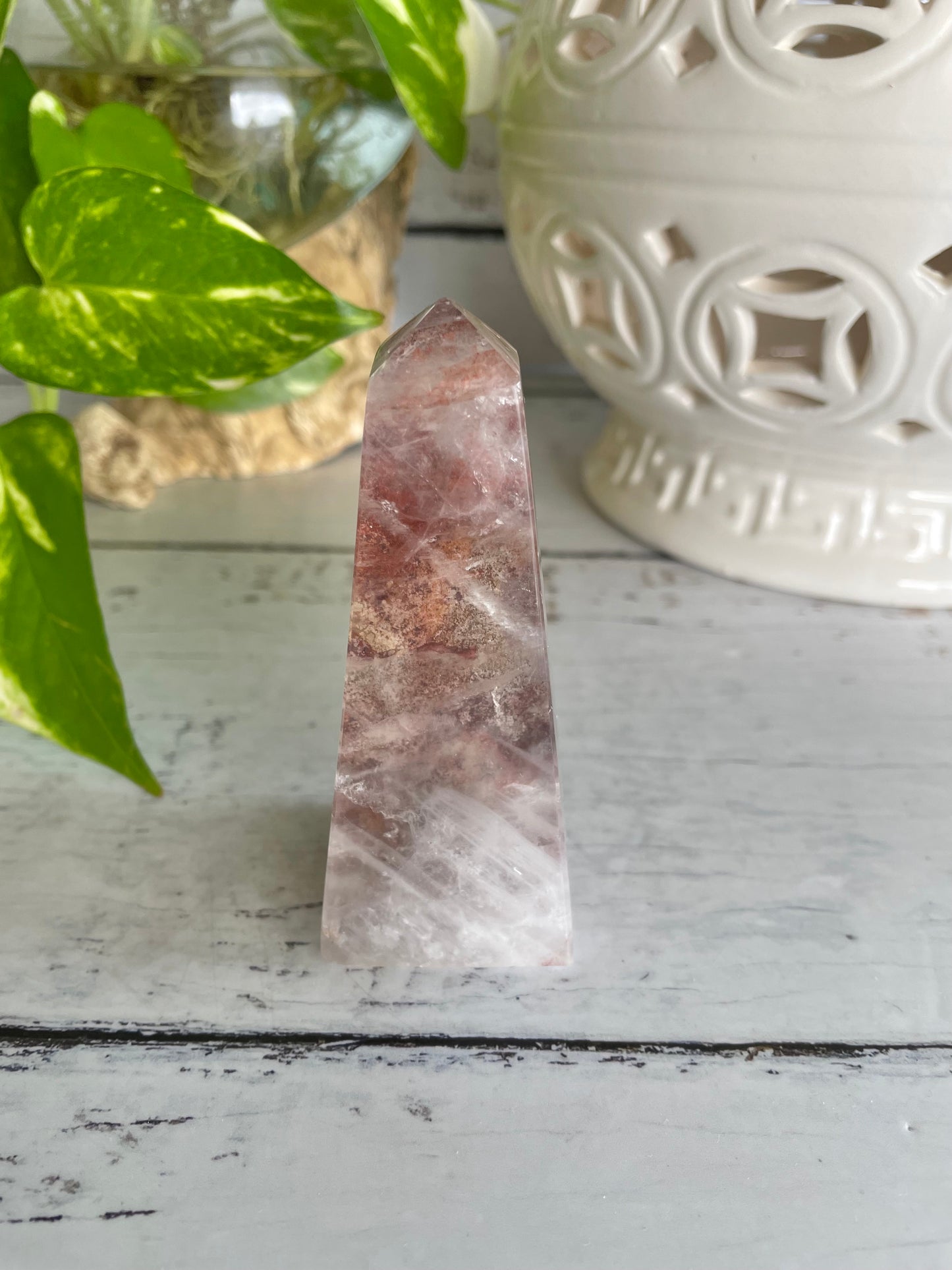 Fire Quartz Obelisk