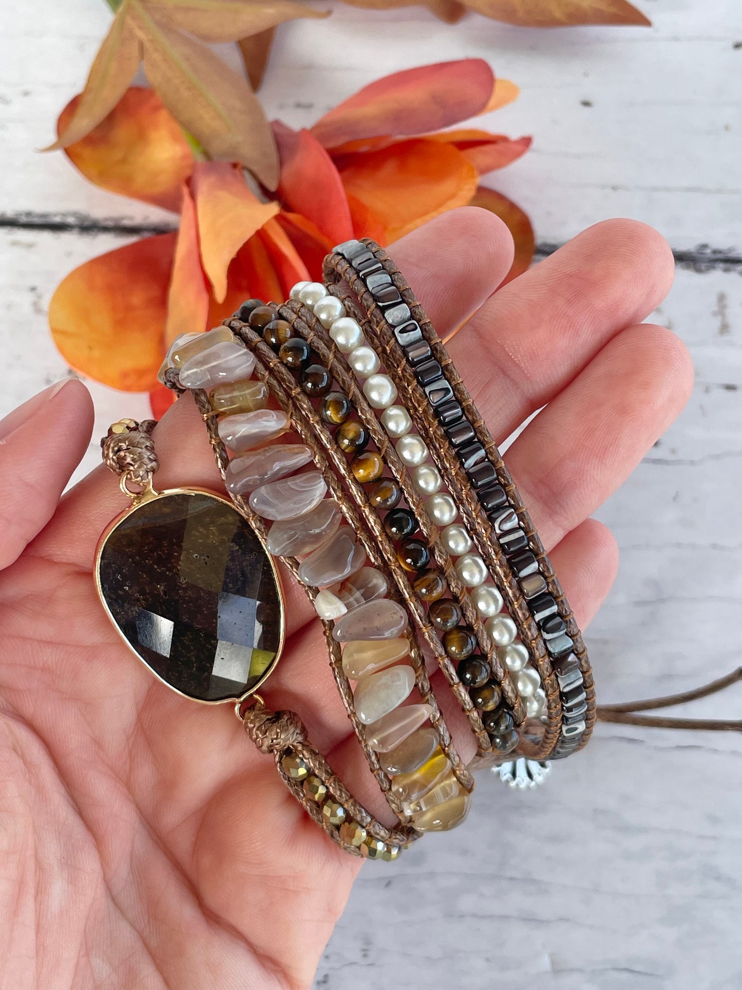 Bohemian 5 Wrap ~ Tigers Eye ~ Power