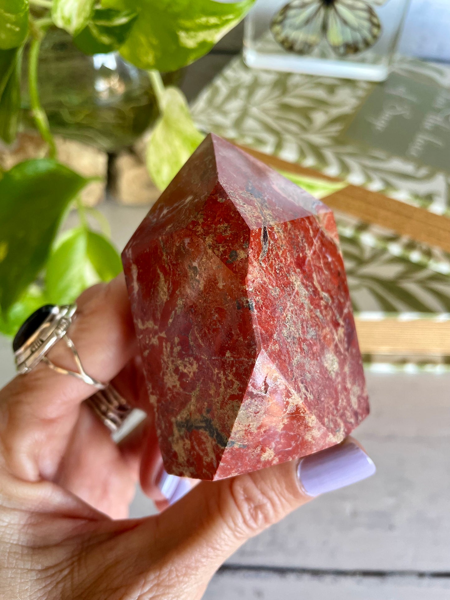 Red Jasper Obelisk