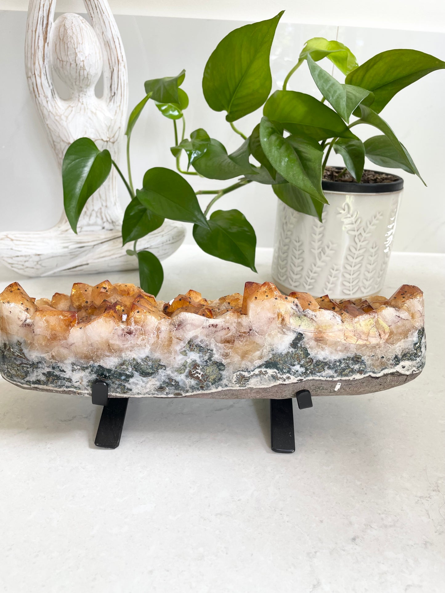 Citrine Cluster Table Topper ~ 2.6kgs
