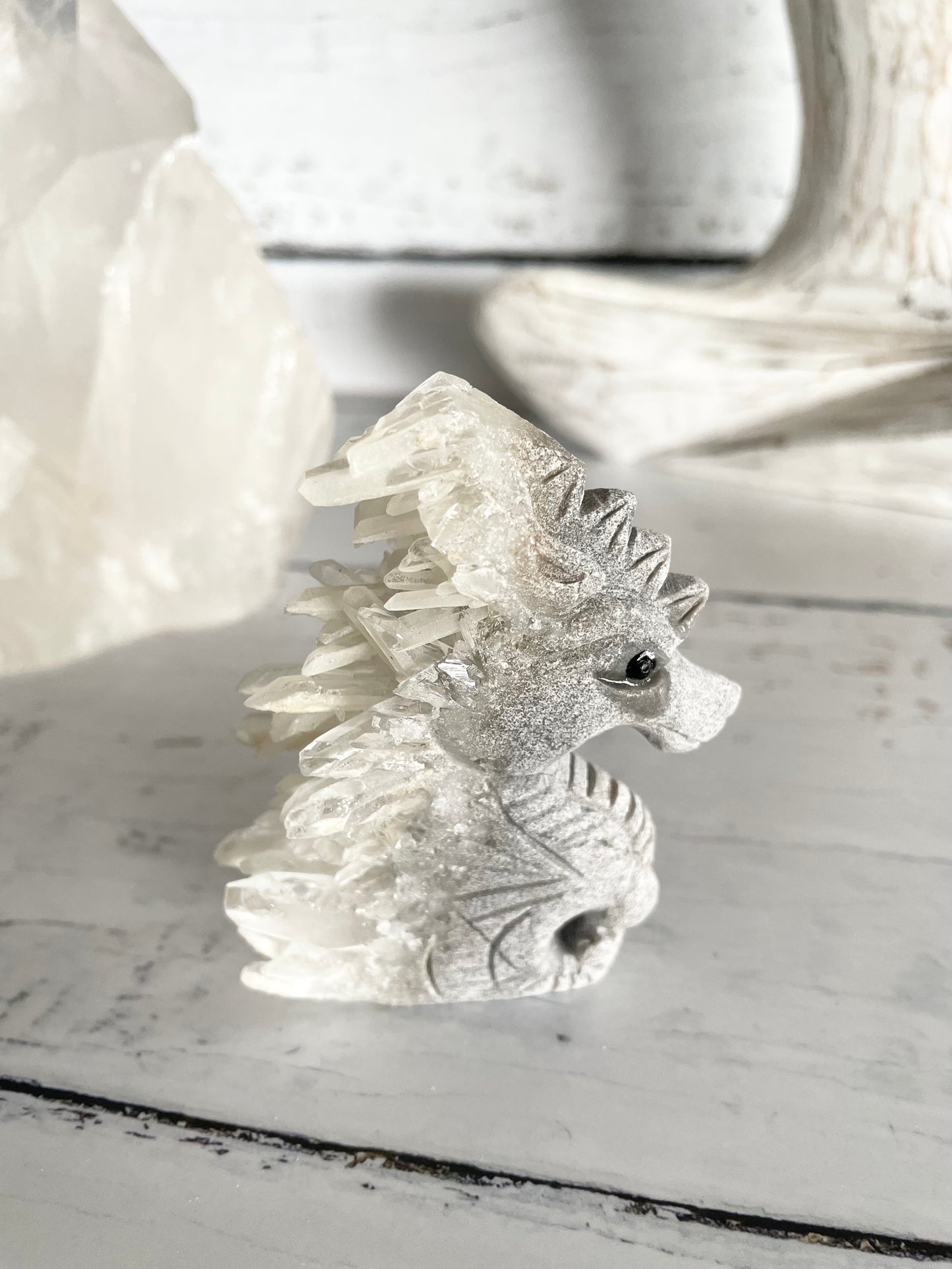 Quartz Sea Horse ~ 3