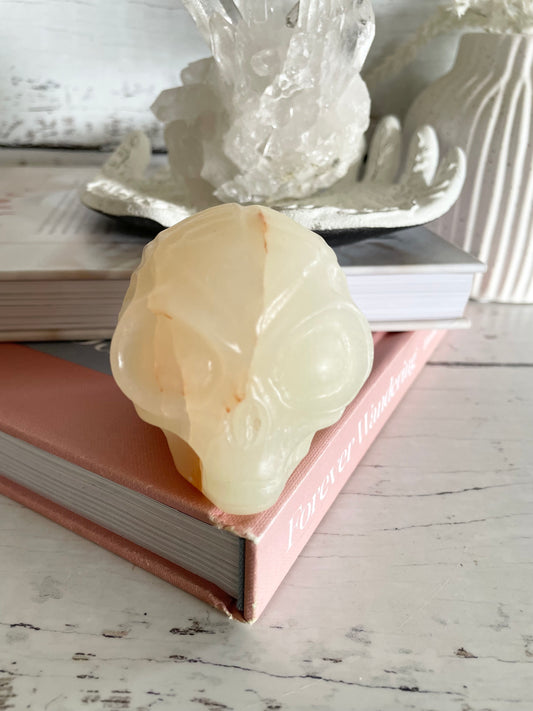 Afghanistan Jade Alien Skull