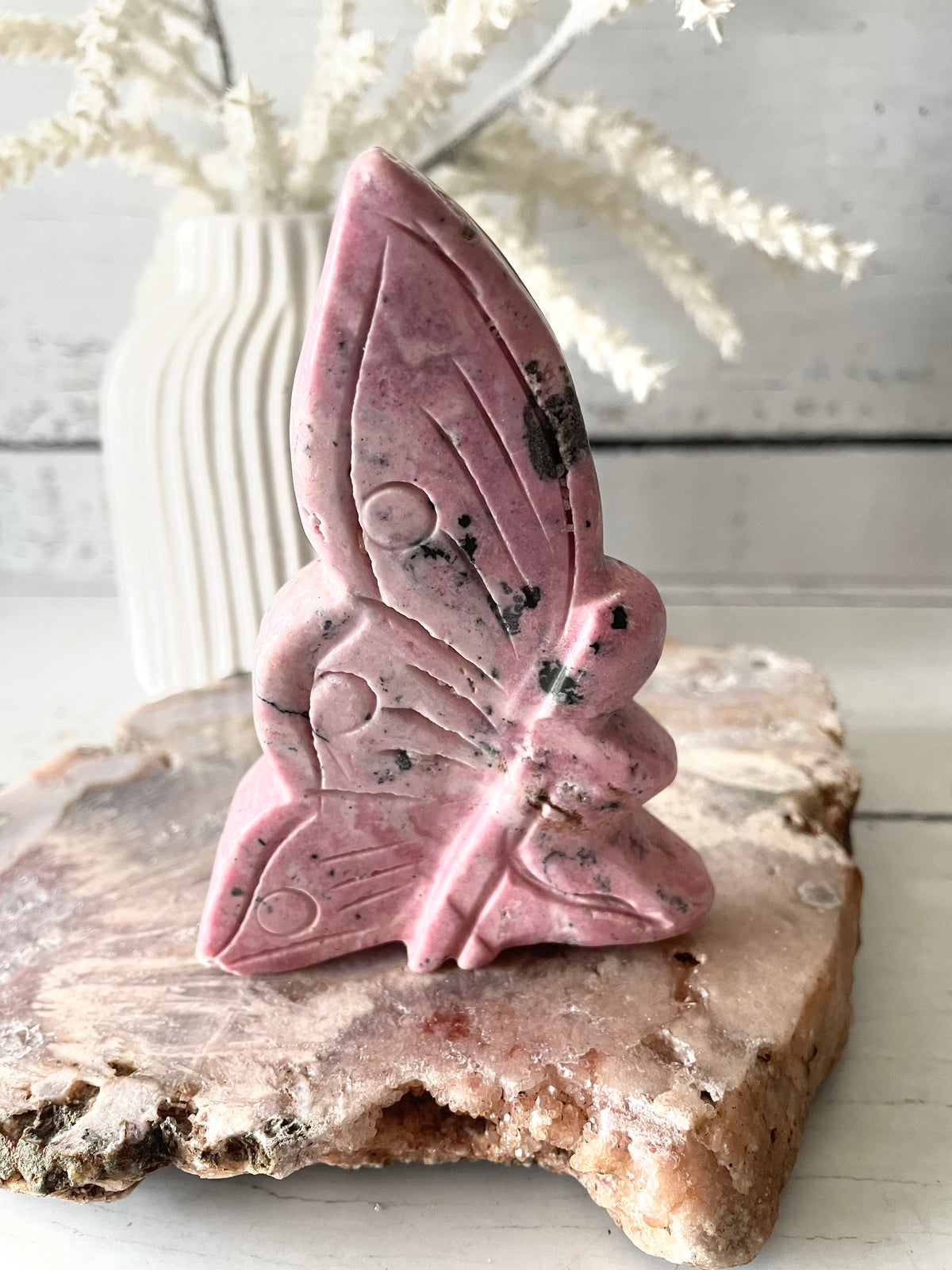 Peruvian Rhodochrosite Fairy